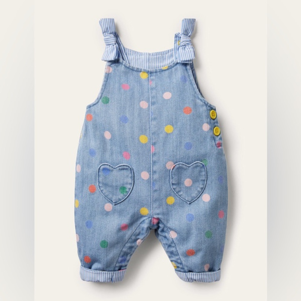 Baby Boden Multi Spot Overalls